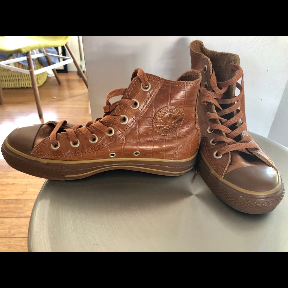 Genuine Leather Brown Converse
